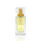 Detaliu flacon și etichetă pentru TIMSS W 332 TIFANI CO apă de parfum 50ml pe Parfumer.md.