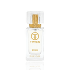Detaliu flacon și etichetă pentru TIMSS W 344 BUBBLE GUM apă de parfum 50ml pe Parfumer.md.
