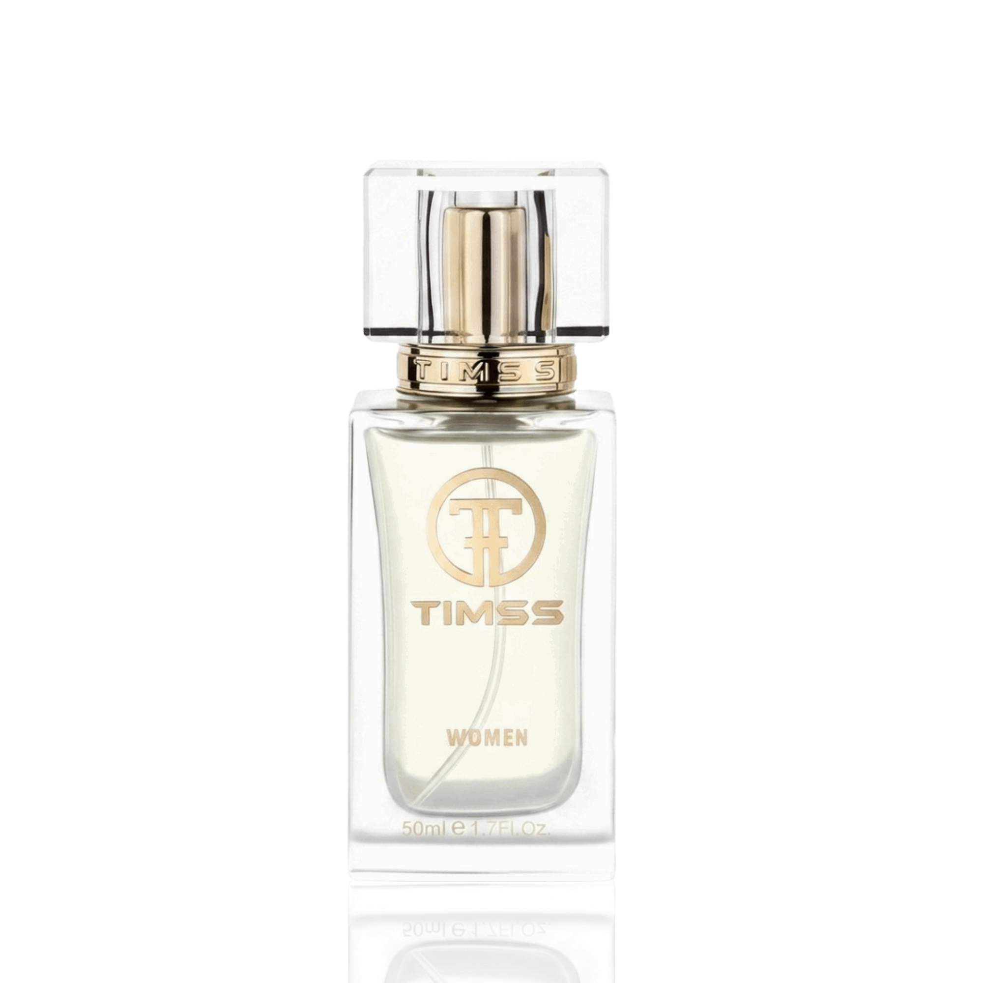 Detaliu flacon și etichetă pentru TIMSS W 384 EROS apă de parfum 50ml pe Parfumer.md.