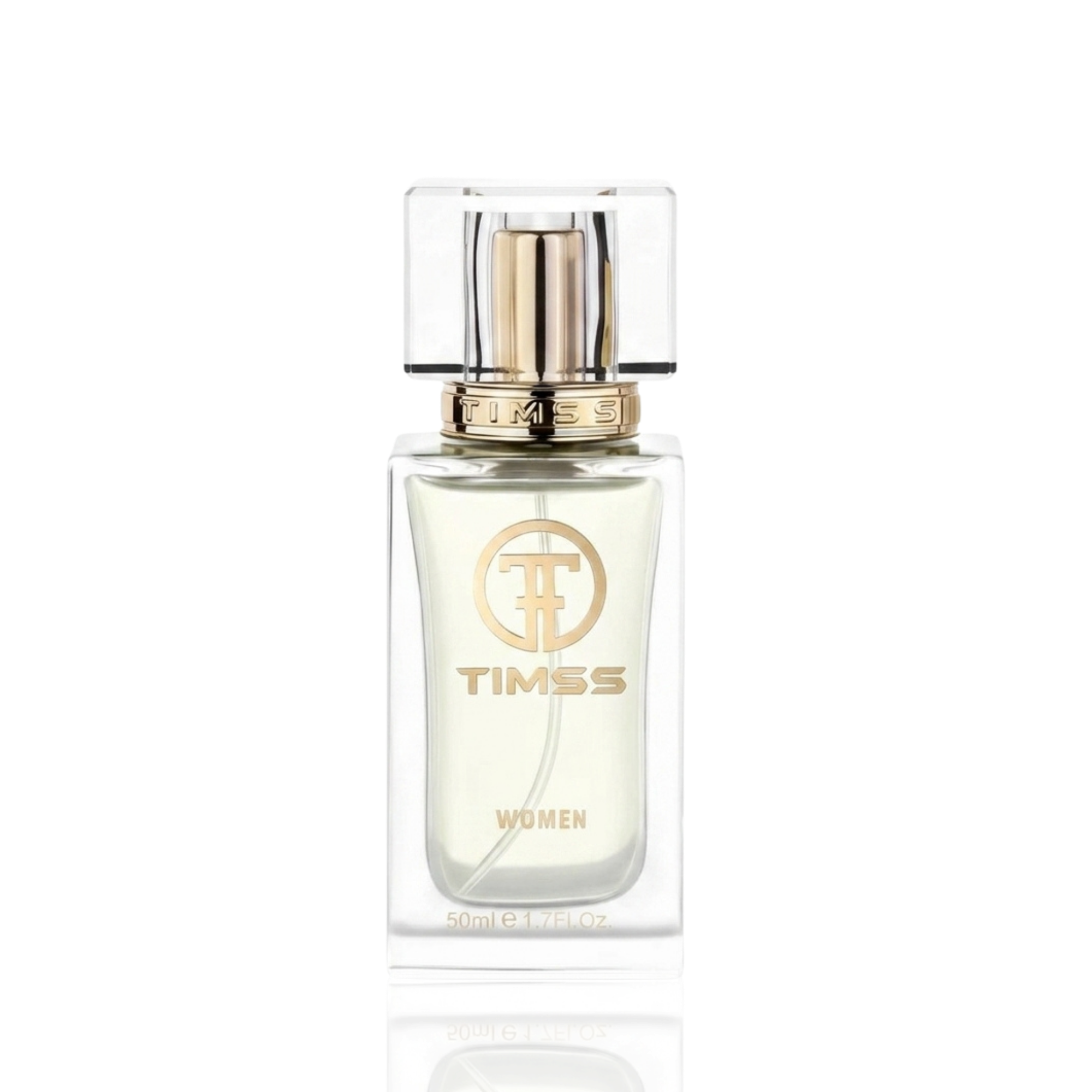Detaliu flacon și etichetă pentru TIMSS W 384 EROS apă de parfum 50ml pe Parfumer.md.