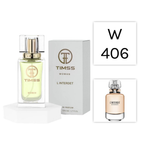 TIMSS W 406 L Interdet inspirat din Givenchy L'Interdit apa de parfum feminin 50 ml flacon frontal minimalist.
