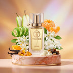TIMSS W 409 Paraoks inspirat din Prada Paradoxe apa de parfum prezentat alături de pară, neroli și vanilie.