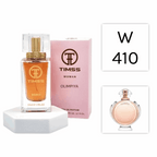 TIMSS W 410 Olimpiya inspirat din Paco Rabanne Olympea apa de parfum feminin 50 ml flacon frontal minimalist.