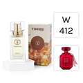 TIMSS W 412 Bombs Intens inspirat din Victoria's Secret Bombshell Intense apa de parfum feminin 50 ml flacon frontal minimalist.