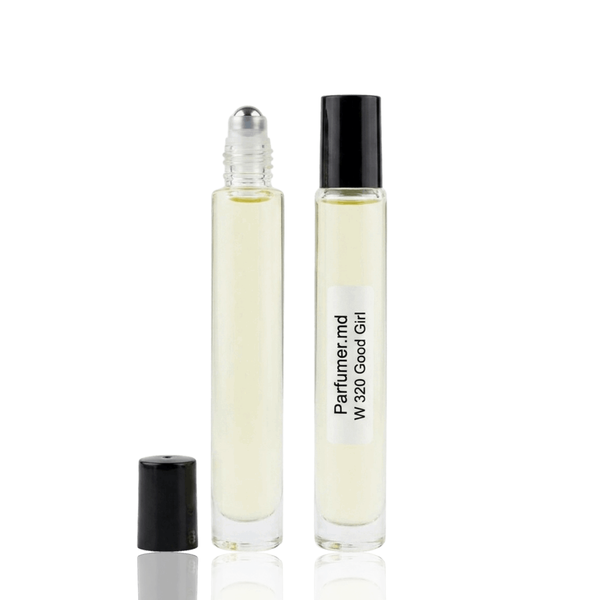 W 320 Good Girl inspirat de Carolina Herrera Good Girl ulei de parfum feminin 10 ml flacon frontal.